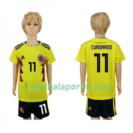 Colombia Cuadrado 11 Kind Thuis Tenue WK voetbal 2018
